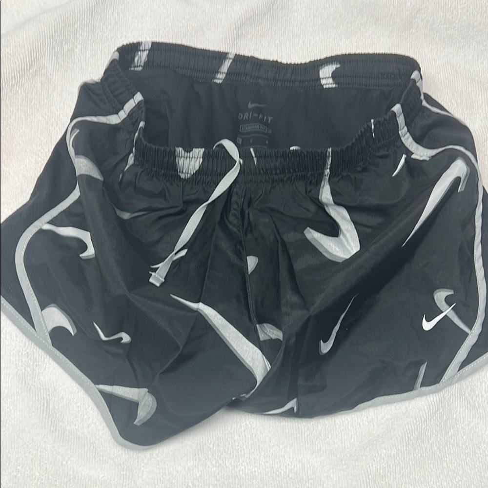 Nike Black and White Athletic Shorts